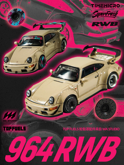 (Preorder) Time Micro x PSC DESIGN 1:64 RWB 964 Beige TM648501/PJ046 [2 Versions]