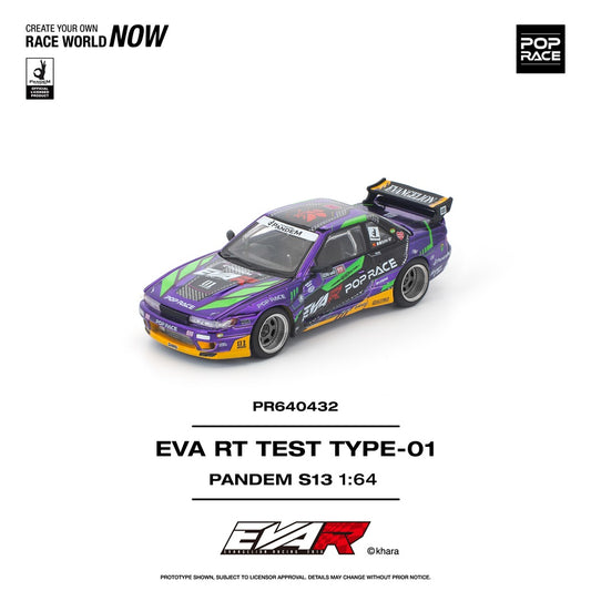 Pop Race 1:64 PANDEM S13 EVA RT TEST TYPE-01 PR640432