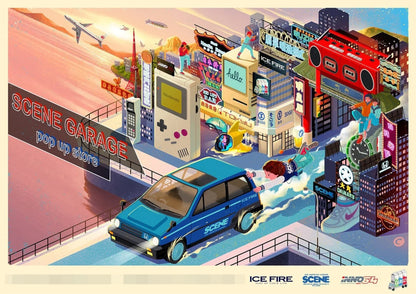 Inno64 x Ice Fire 1:64 Honda City Turbo II "ICE FIRE" IN64-CITYII-IFO/IN64-CITYII-IFB [2 Colors]