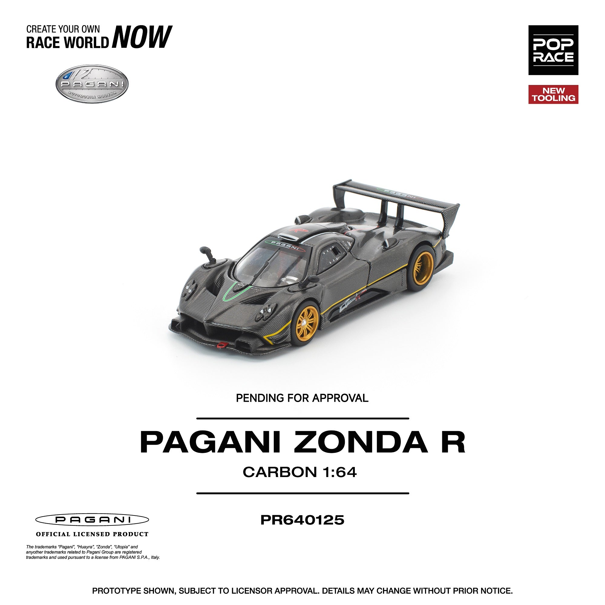 Pop Race 1:64 PAGANI ZONDA R PR640125 – CarBro MC