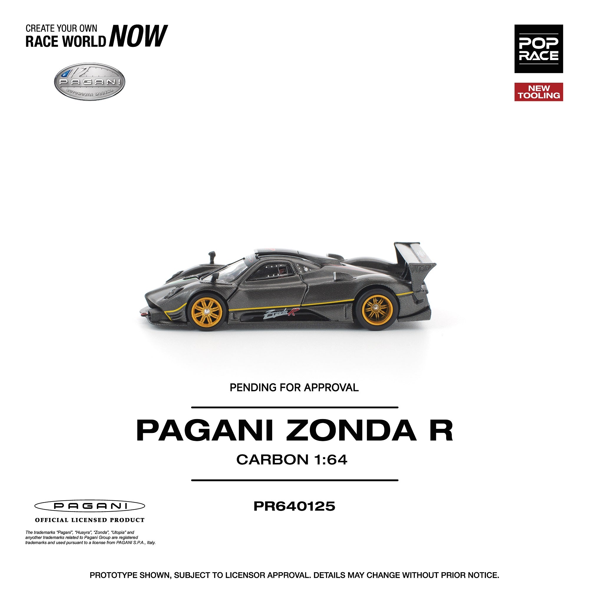 Pop Race 1:64 PAGANI ZONDA R PR640125 – CarBro MC