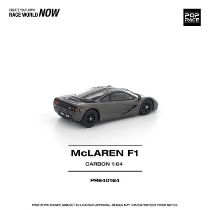 (Preorder) Pop Race 1:64 McLaren F1 CARBON EDITION PR640164