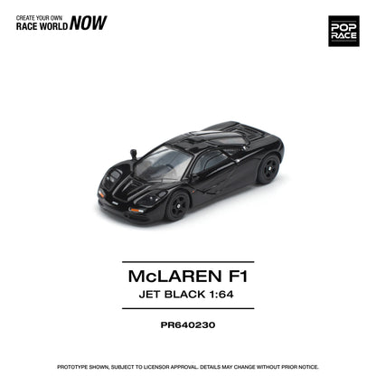 Pop Race 1:64 McLaren F1 - Jet Black PR640230