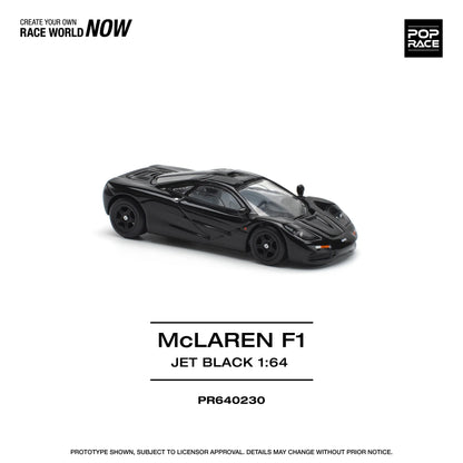 Pop Race 1:64 McLaren F1 - Jet Black PR640230