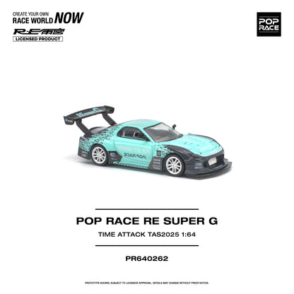 (Preorder) Pop Race 1:64 POP RACE RE SUPER G TIME ATTACK TAS 2025 PR640262