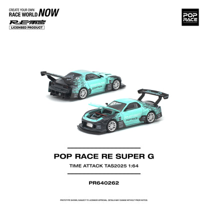 (Preorder) Pop Race 1:64 POP RACE RE SUPER G TIME ATTACK TAS 2025 PR640262