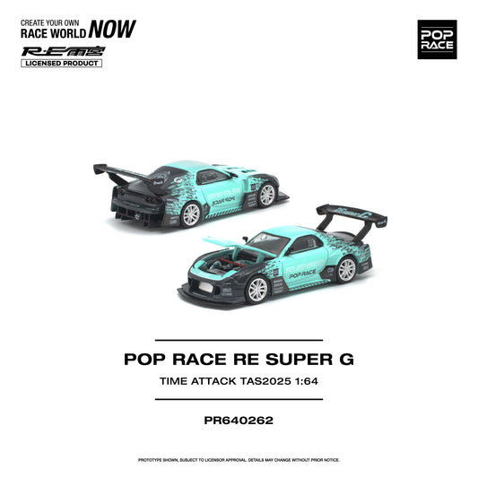 (Preorder) Pop Race 1:64 POP RACE RE SUPER G TIME ATTACK TAS 2025 PR640262