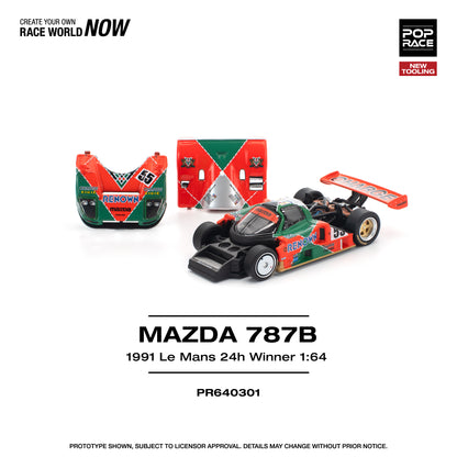 (Preorder) Pop Race 1:64 MAZDA 787B 1991 LE MANS 24H WINNER PR640301