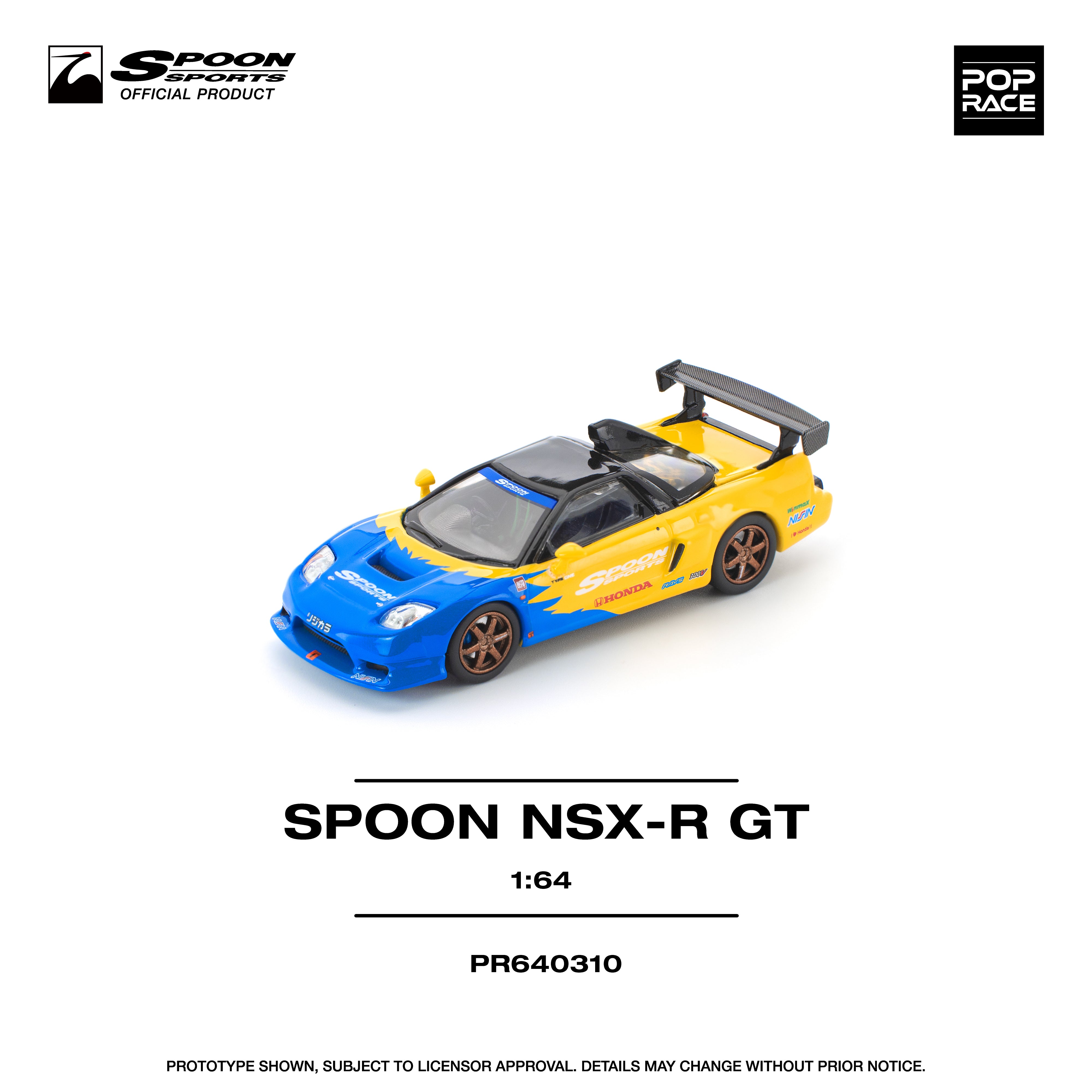 Pop Race 1:64 SPOON NSX R GT PR640310 – CarBro MC