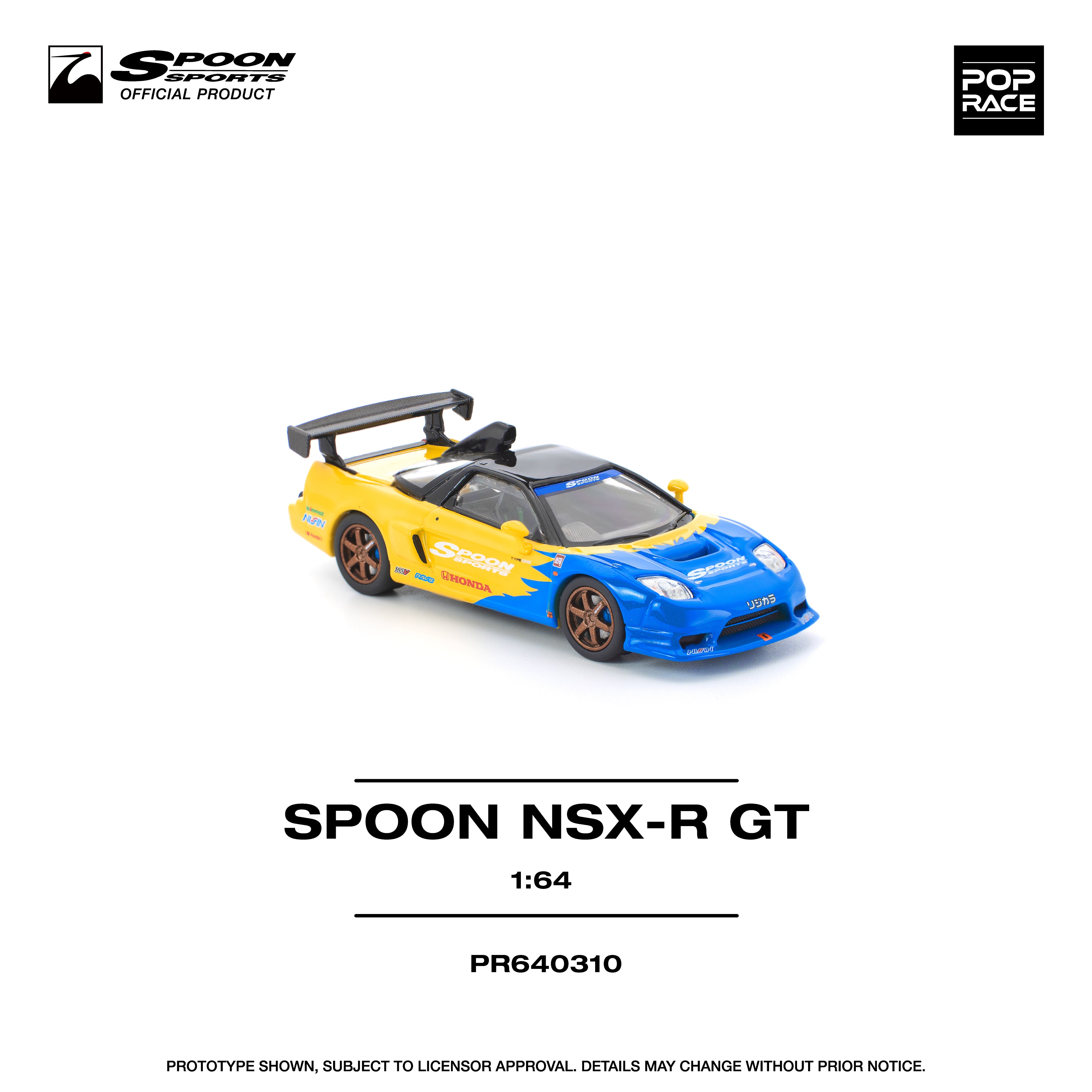 Pop Race 1:64 SPOON NSX R GT PR640310 – CarBro MC