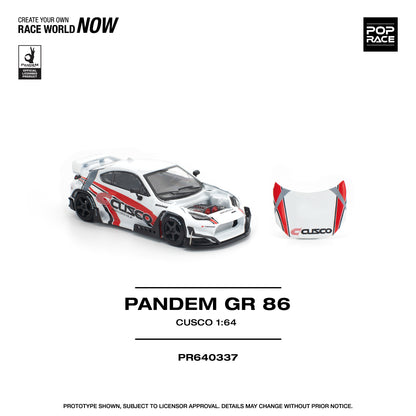 (Preorder) Pop Race 1:64 PANDEM GR86 - CUSCO PR640337