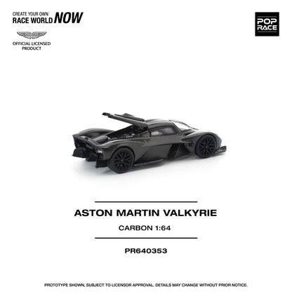 (Preorder) Pop Race 1:64 ASTON MARTIN VALKYRIE CARBON EDITION PR640353