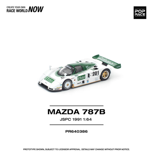 (Preorder) Pop Race 1:64 MAZDA 787B JSPC 1991 PR640386