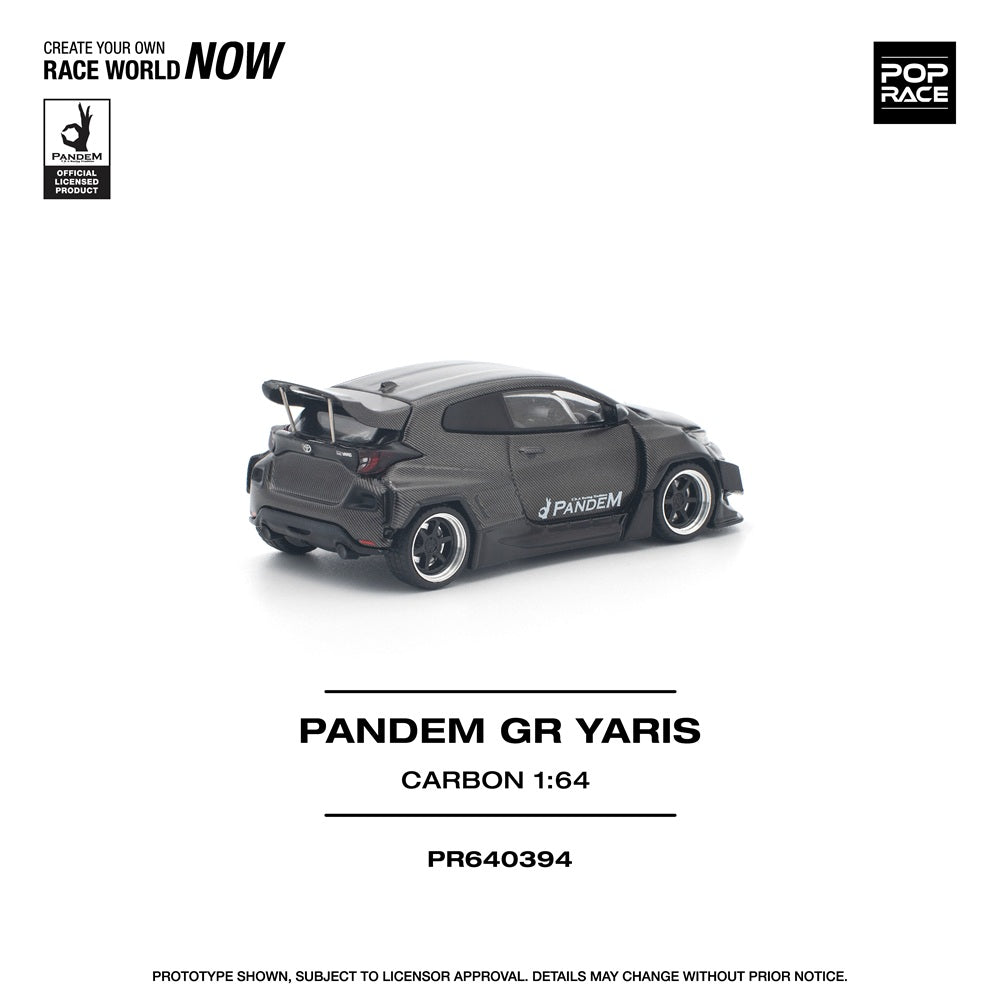 (Preorder) Pop Race 1:64 PANDEM GR YARIS CARBON EDITION PR640394
