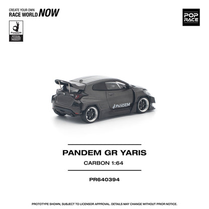 (Preorder) Pop Race 1:64 PANDEM GR YARIS CARBON EDITION PR640394