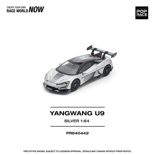 (Preorder) Pop Race 1:64 YANGWANG U9 - SILVER PR640442