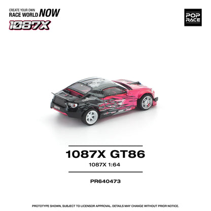 (Preorder) Pop Race 1:64 1087X GT86 PR640473