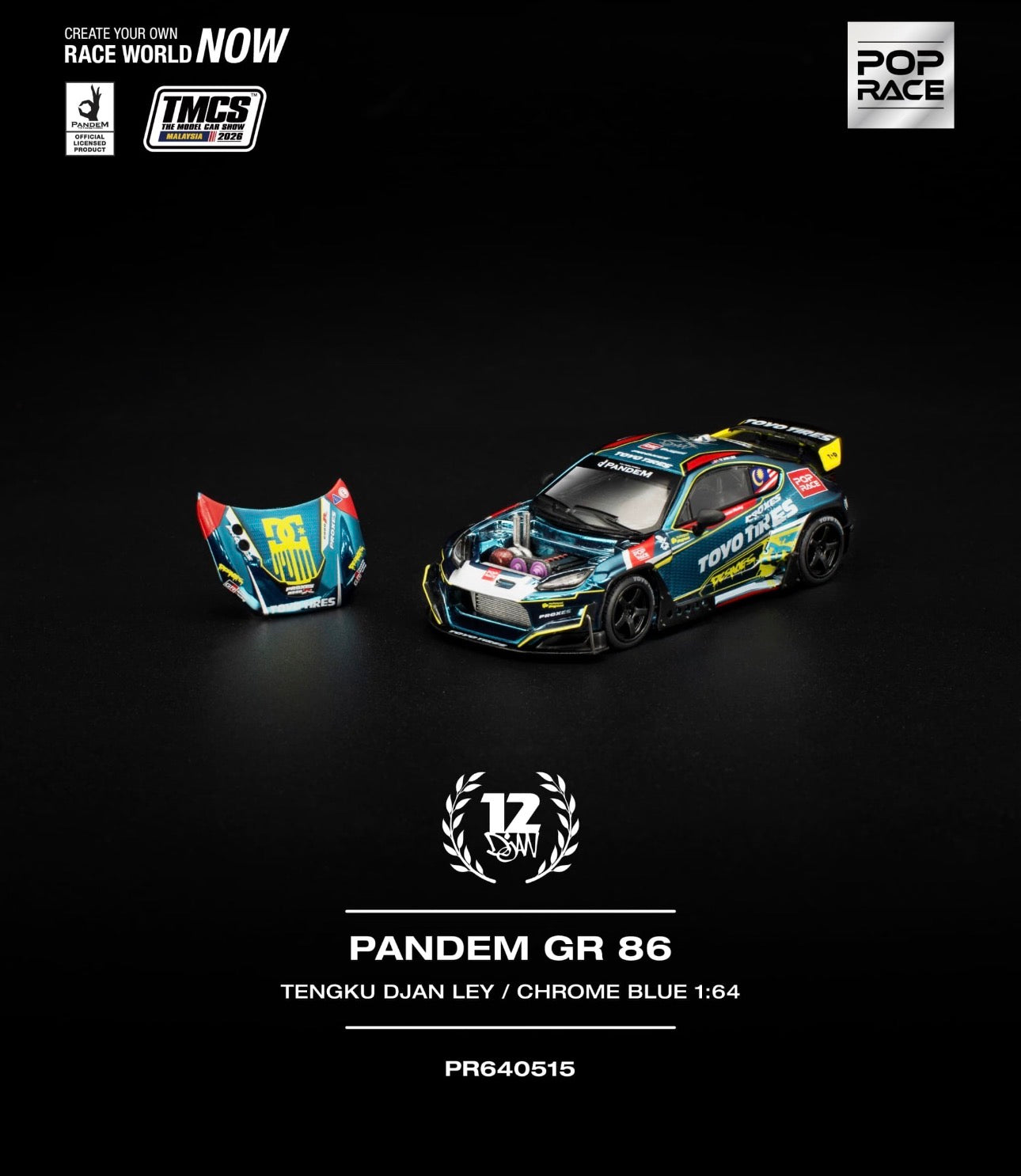 Pop Race 1:64 PANDEM GR86 TMCS 2026 PR640515 [Exclusive] – CarBro MC