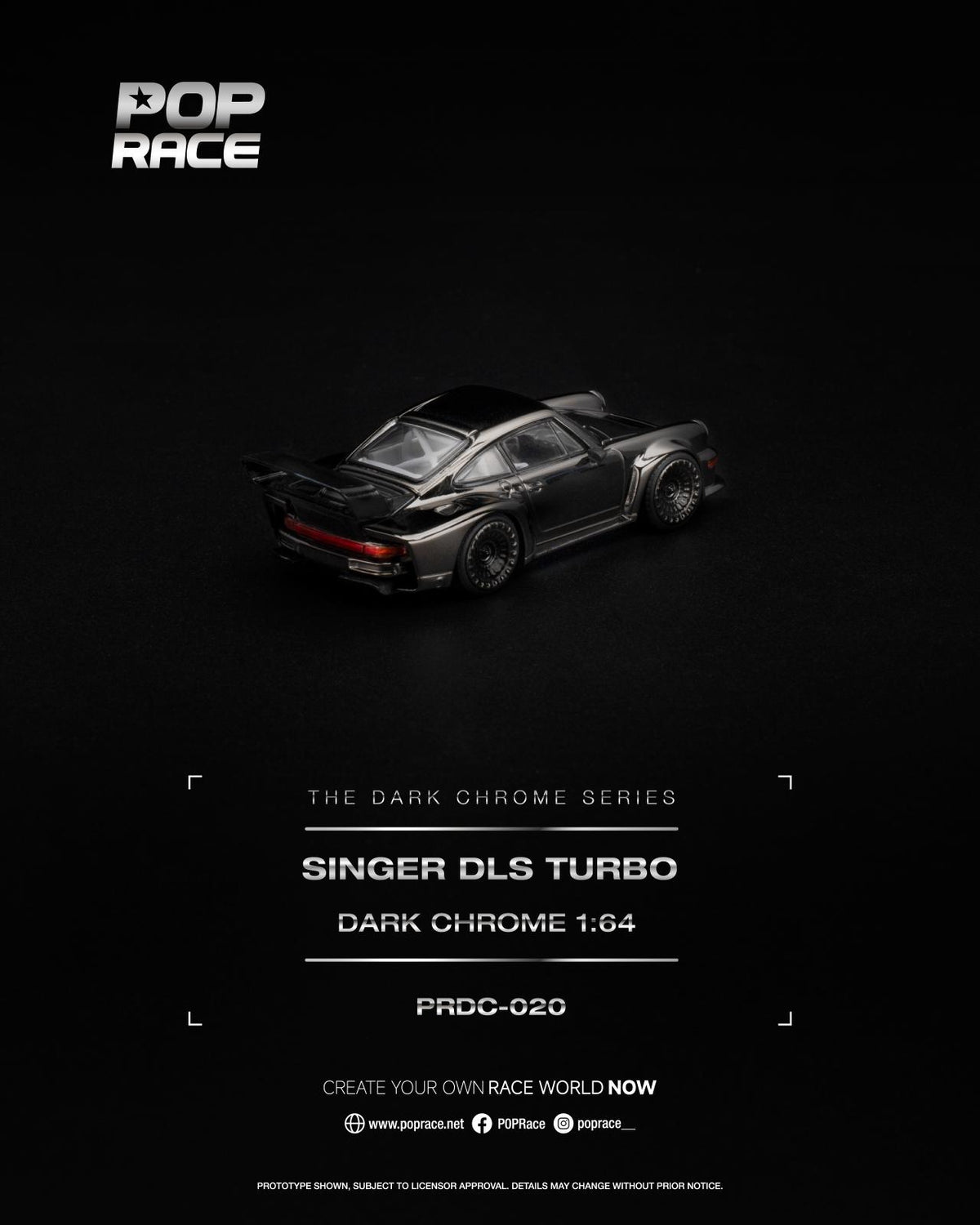 (Preorder) Pop Race 1:64 SINGER DLS TURBO PRDC020