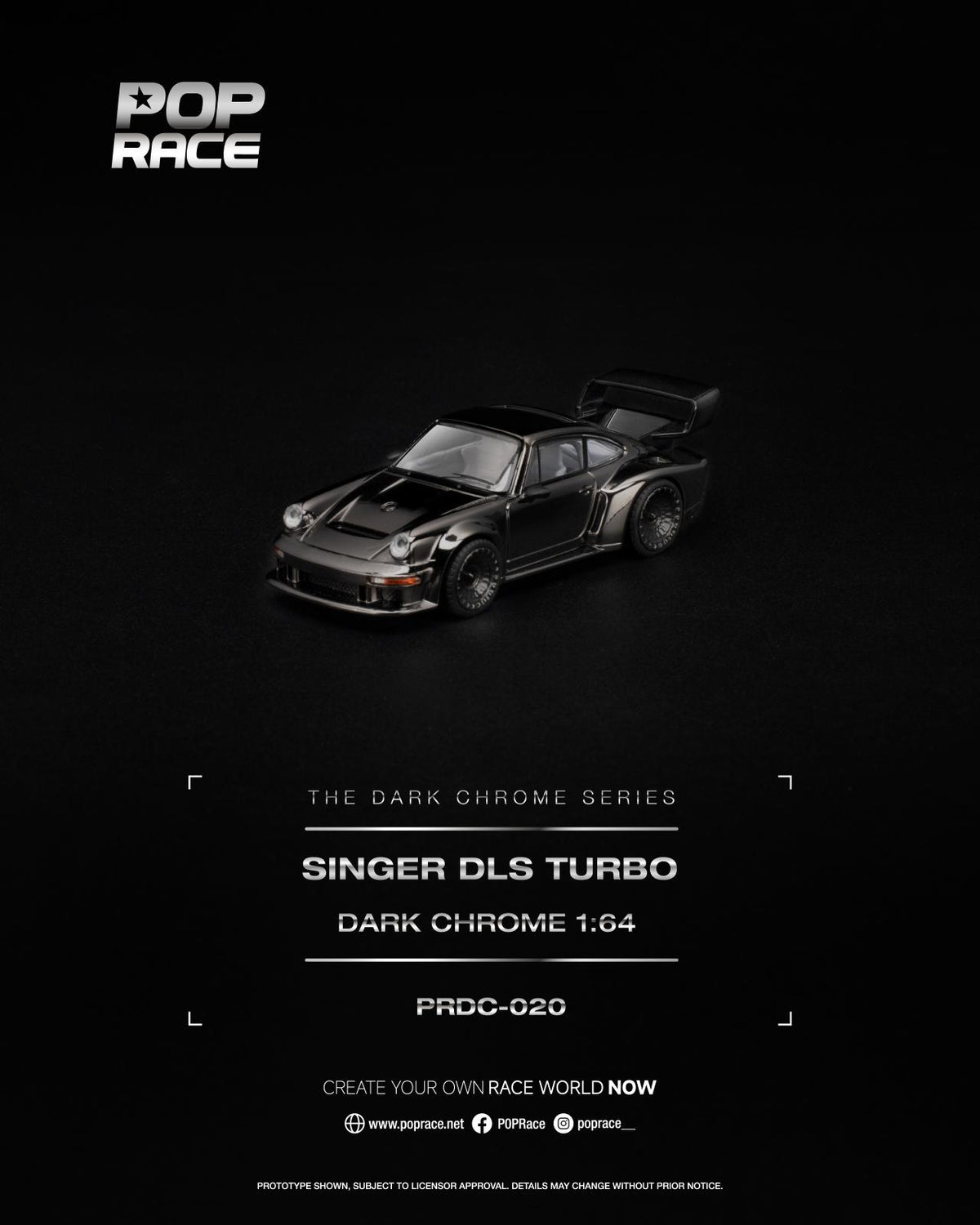 (Preorder) Pop Race 1:64 SINGER DLS TURBO PRDC020