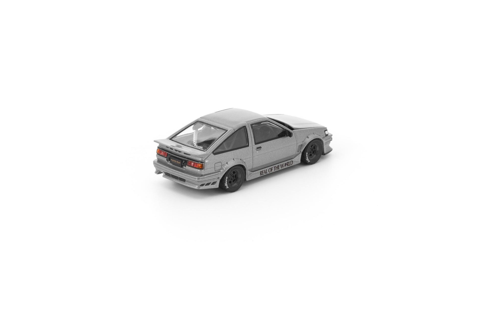 Model car on a white background