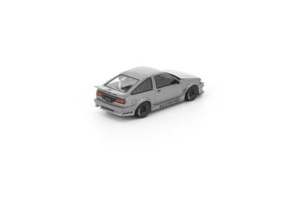Model car on a white background