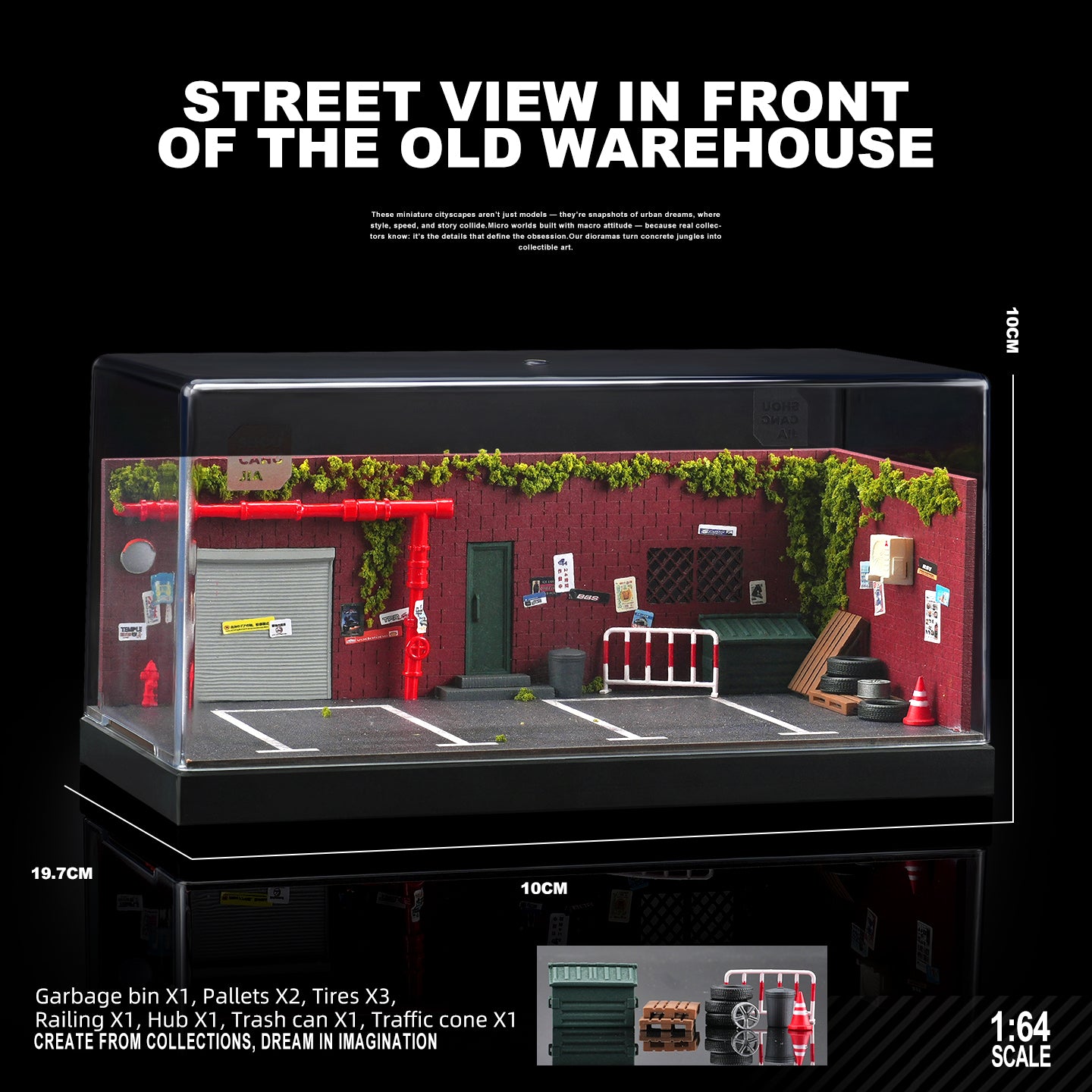 Shou Cang Jia 1:64 STREET VIEW IN FRONT OF THE OLD WAREHOUSE