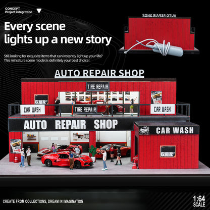 Shou Cang Jia 1:64 CONTAINER REPAIR GARAGE [LARGE] SCJ82055