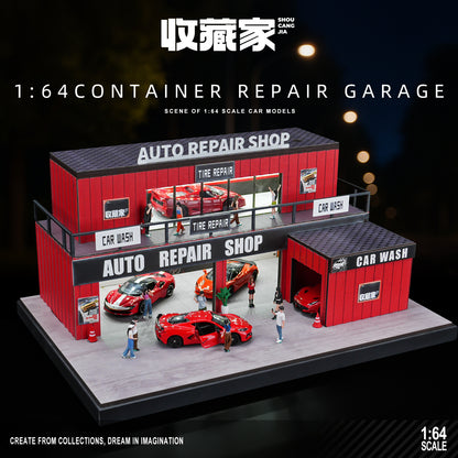 Shou Cang Jia 1:64 CONTAINER REPAIR GARAGE [LARGE] SCJ82055