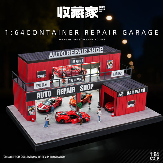 Shou Cang Jia 1:64 CONTAINER REPAIR GARAGE [LARGE] SCJ82055