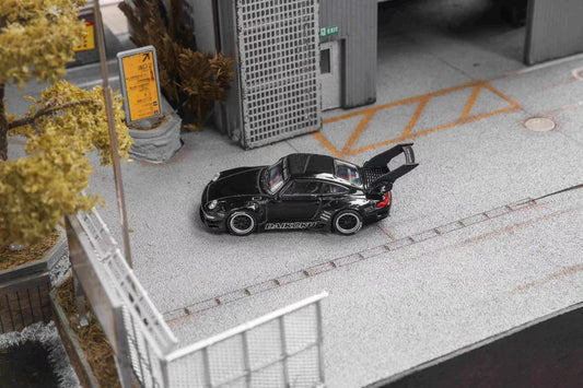 Star Model Porsche RWB 993 High Wing Black Daikoku