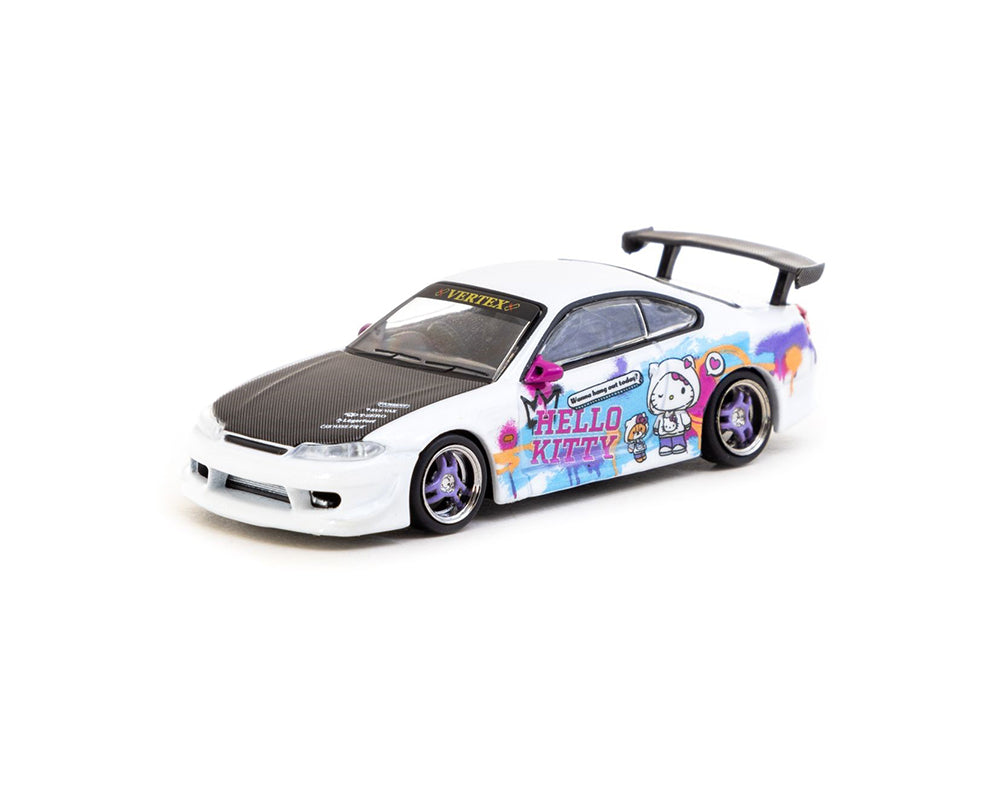 Tarmac Works 1:64 Vertex Nissan Silvia S15 Hello Kitty Special Limited Edition – Indonesia Exclusives