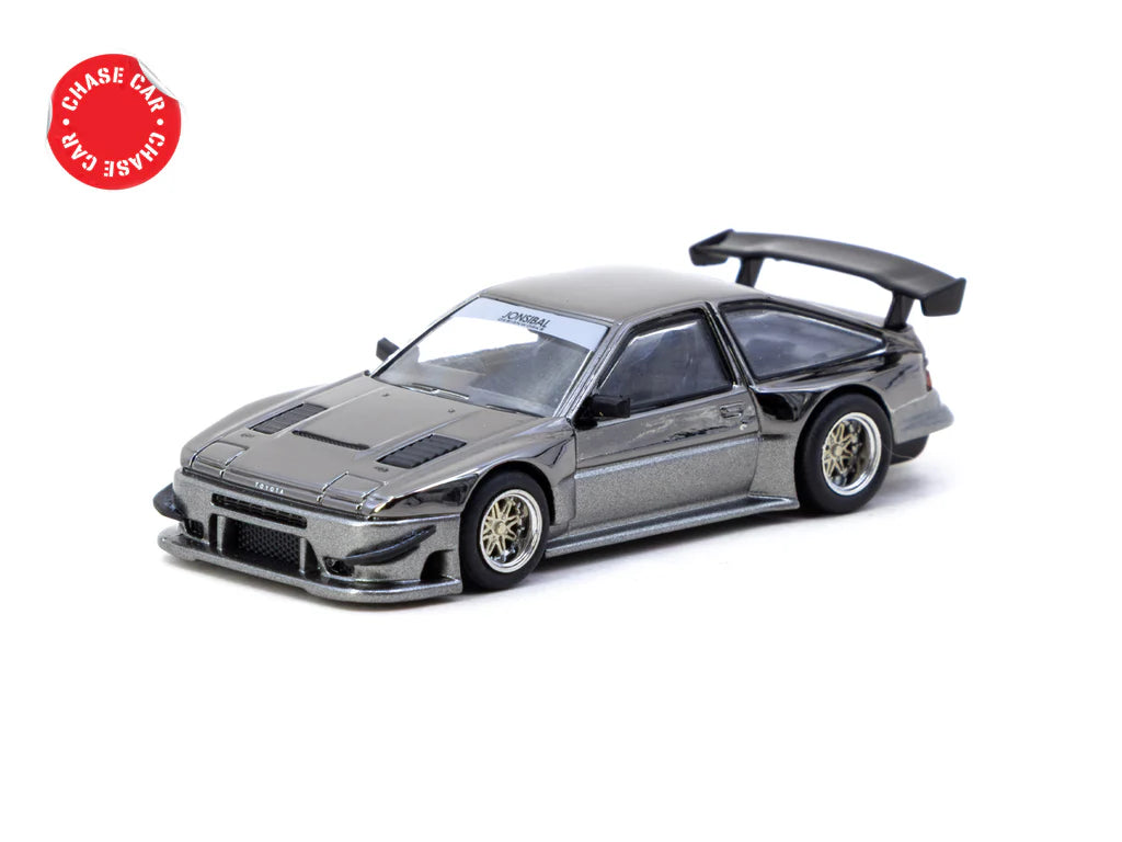 (Coming Soon) Tarmac Works 1:64 Toyota Sprinter Trueno AE86 Widebody Black/Grey T64G-060-BG [Event Edition]