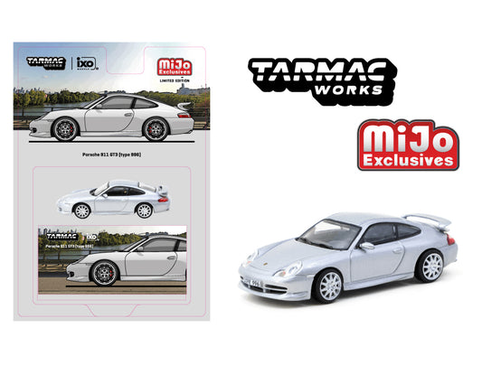 Tarmac Works 1:64 Porsche 911 GT3 (Type 996) – Silver- Global64