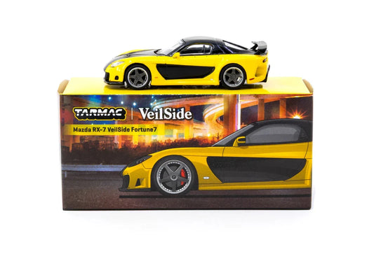 Model car on display with Tarmac Toys branding