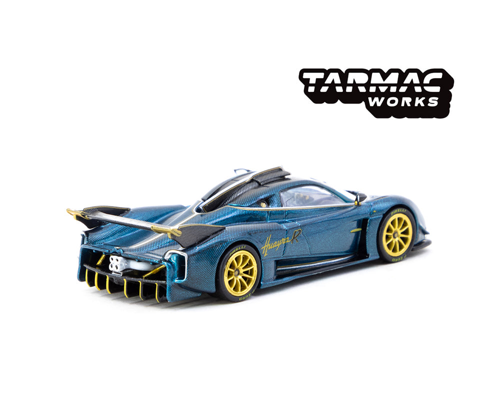 Tarmac Works 1:64 Pagani Huayra R – Monterey Car Week 2025 USA Event Special Edition – Turquoise Carbon – Global64 T64G-TL035-TCF