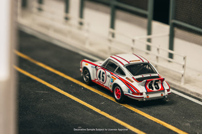 (Coming Soon) Tarmac Works 1:64 Porsche 911 Carrera RSR 2.8 24h Le Mans 1973 #45 Winner T64S-023-73LM45