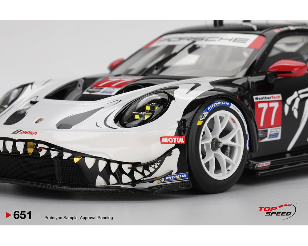 (Preorder) Topspeed 1:18 Porsche 911 GT3 R #77 AO Racing 2025 IMSA Petit Le Mans TS0651