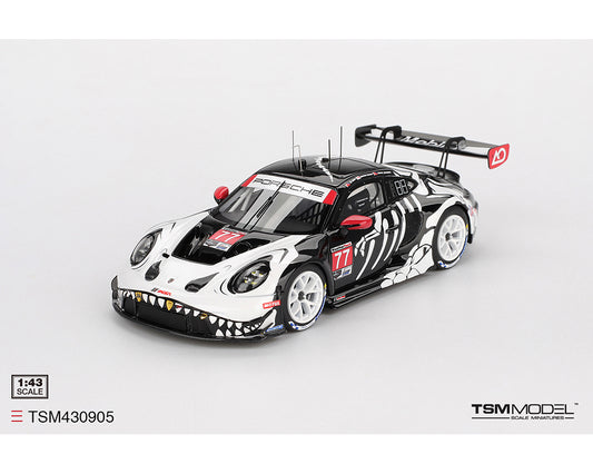 TSM 1/43 Porsche 911 GT3 R #77 AO Racing 2025 IMSA Petit Le Mans TSM430905 Resin Model