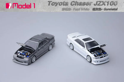 (Preorder) Model 1 1:64 Toyota Chaser 6th Generation MK6 (JZX100) [2 Colors]