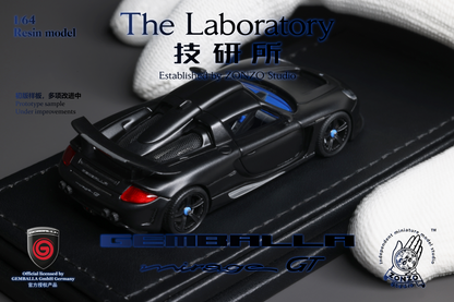 The Laboratory 1:64 Gemballa Mirage GT Matte Black ZTLMGT202503