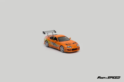 (Preorde) Fast Speed 1:64 Toyota Supra Targa 4th Generation A80 Bomex Version - FNF Orange [2 Versions]