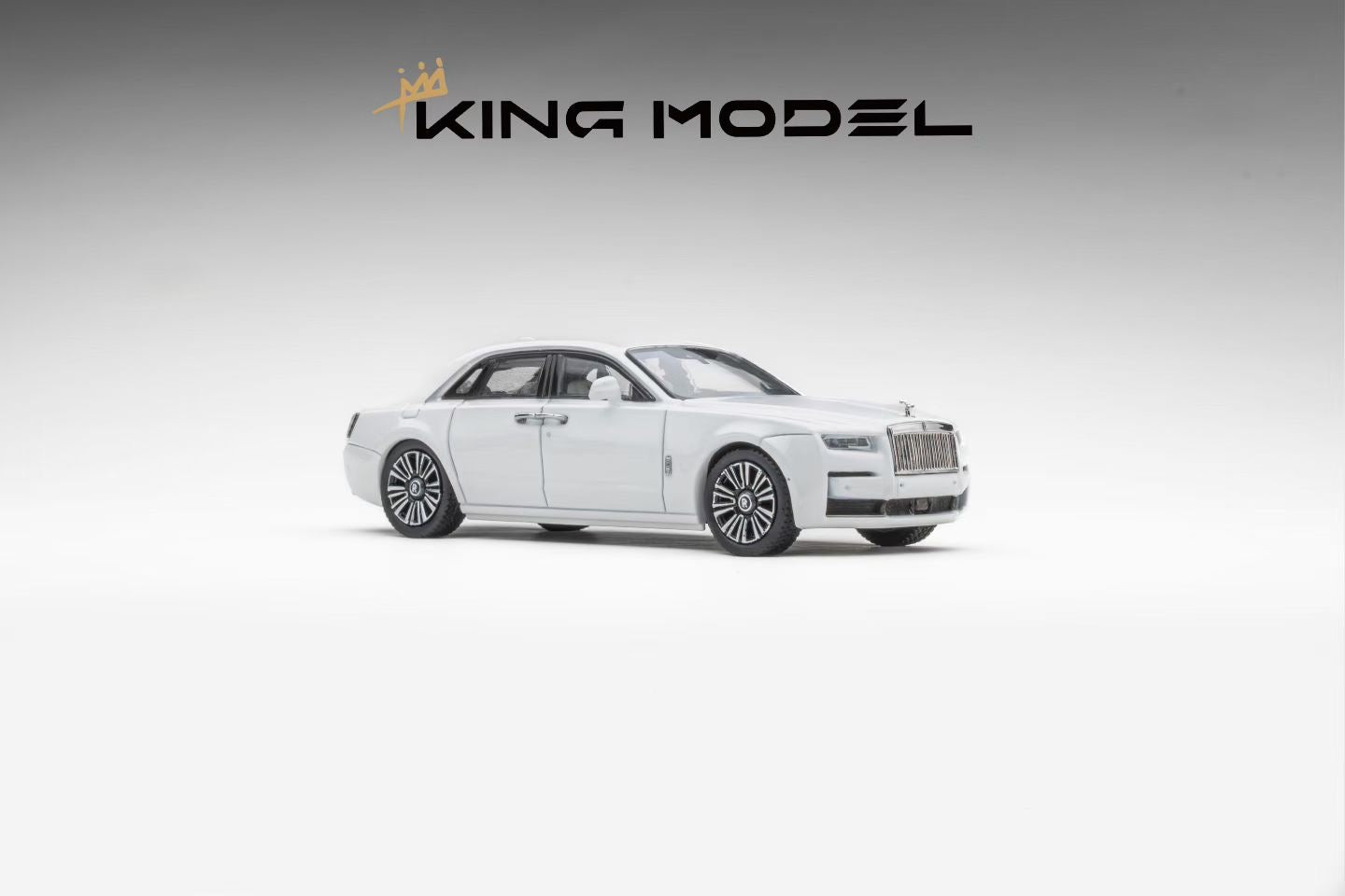 King Model 1:64 Rolls Royce Ghost Black/White [2 Colors] – CarBro MC