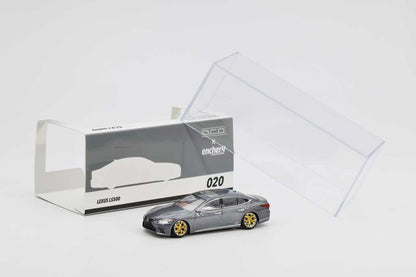 (Preorder) GCD 1:64 Lexus LS500 (LHD) Lowriding Grey GE-004-20