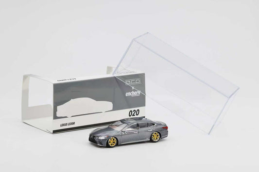 (Preorder) GCD 1:64 Lexus LS500 (LHD) Lowriding Grey GE-004-20