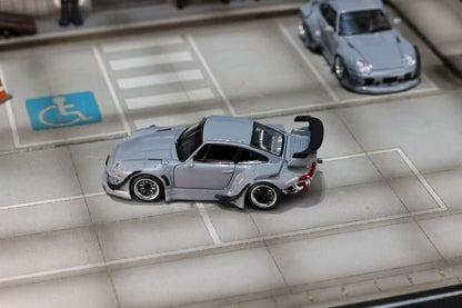 Street Weapon 1:64 Porsche RWB 993 Cement Grey [2 Versions]