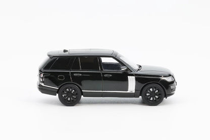 Black SUV model on a white background