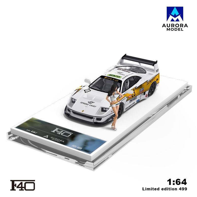 ⭐︎AURORA MODEL 1/64 ミニカー レッド F40モデル 未使用 AURORA MODEL 1/64 ミニカー レッド F40モデル 未使用 - メルカリ