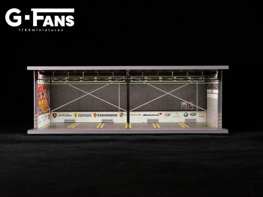 G-FANS 1:64 Garage Diorama with LED 710010