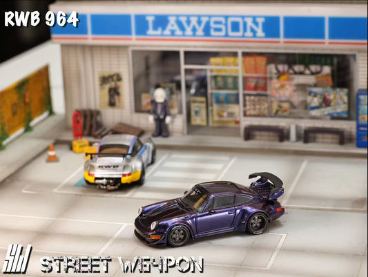 Street Weapon 1:64 RWB 964 Widebody [Midnight Purple/Maritini]